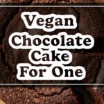 Vegan Chocolate Cake For One