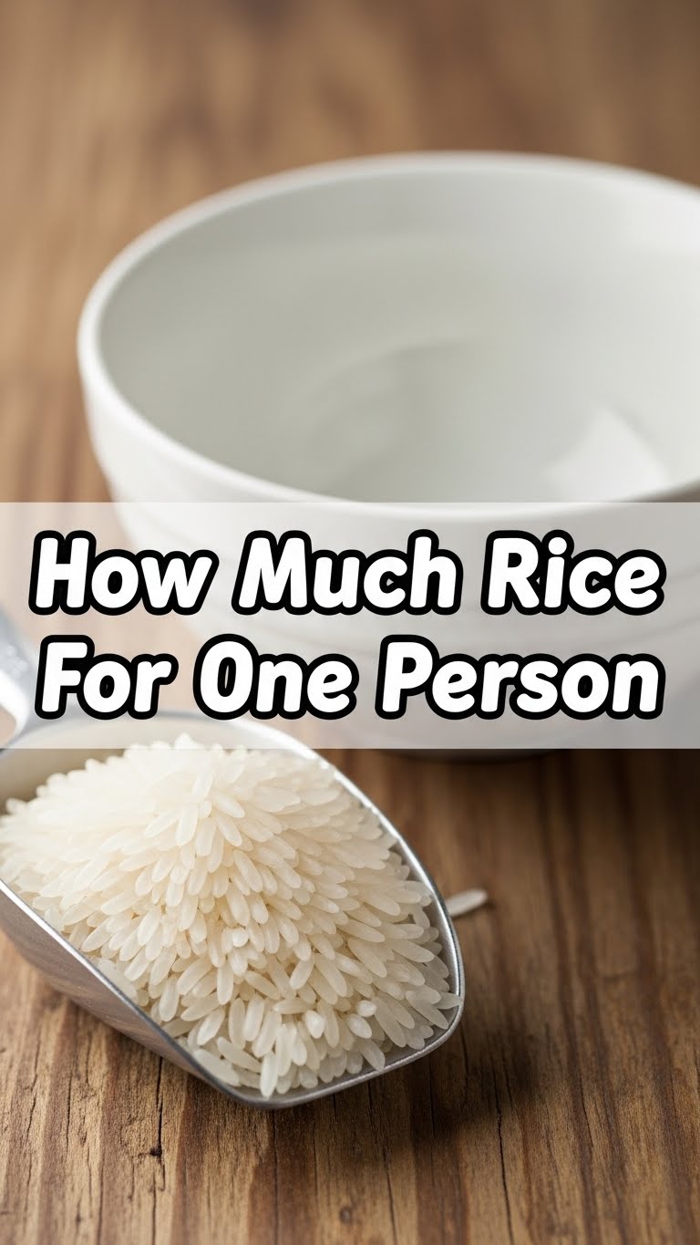 How Much Rice For One Person