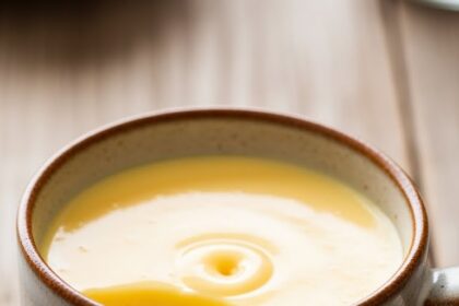 Microwave Custard For One