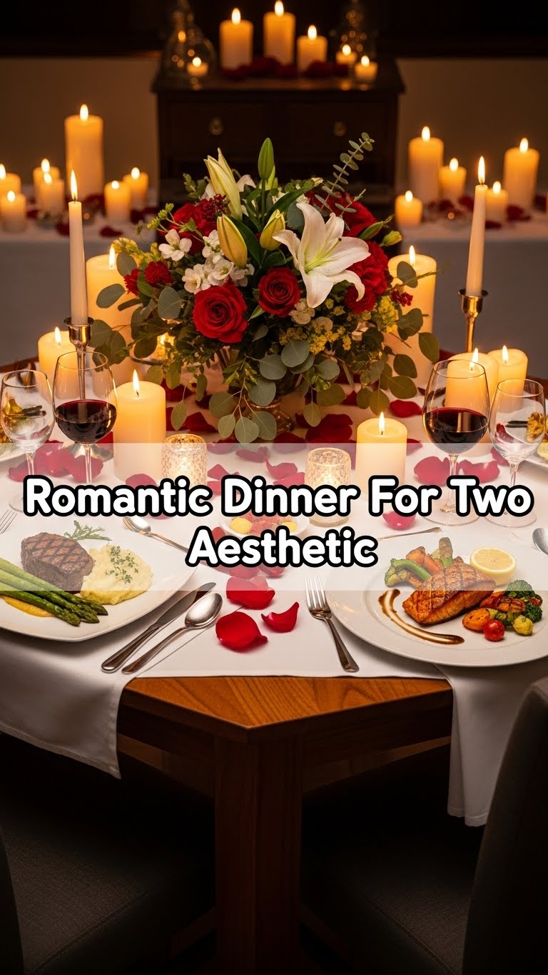Romantic Dinner For Two Aesthetic