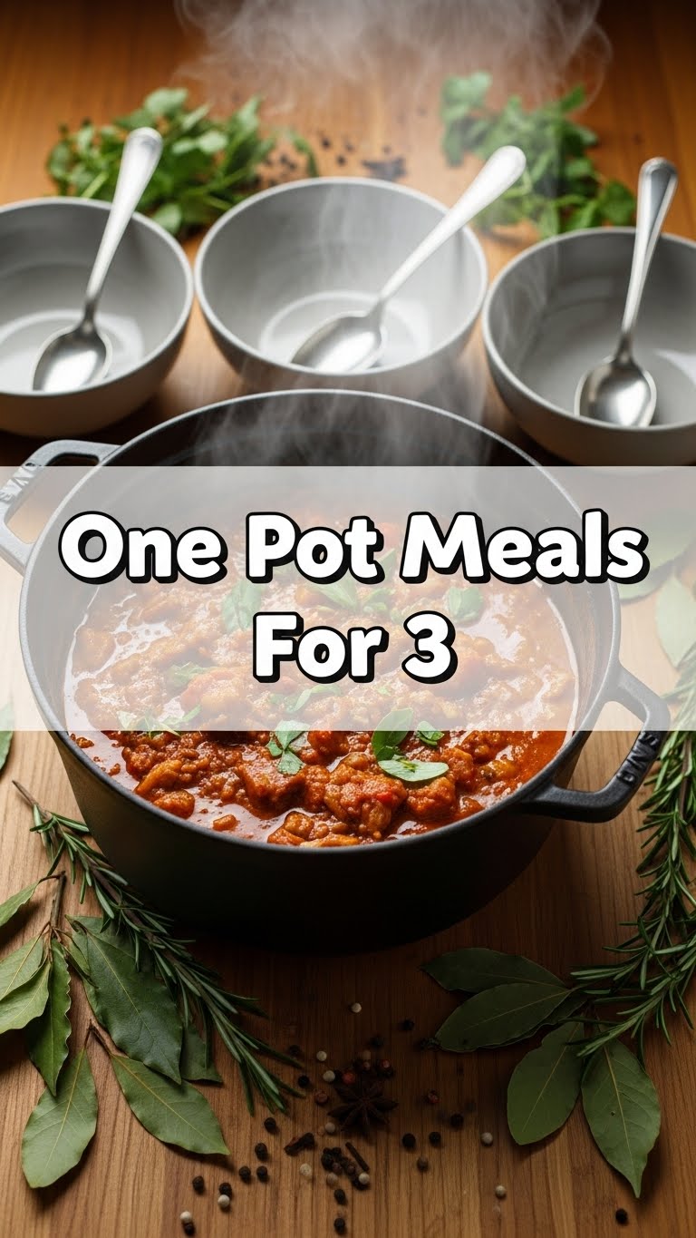 One Pot Meals For 3