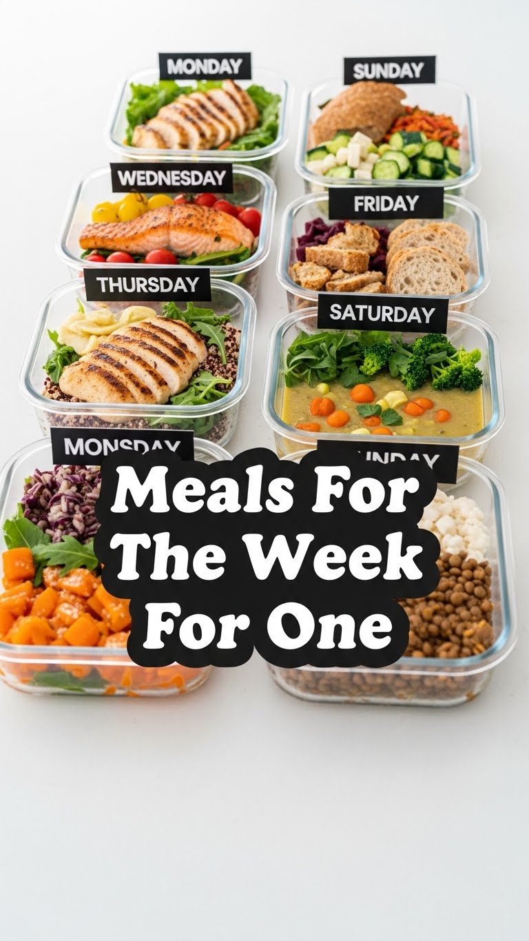 Meals For The Week For One