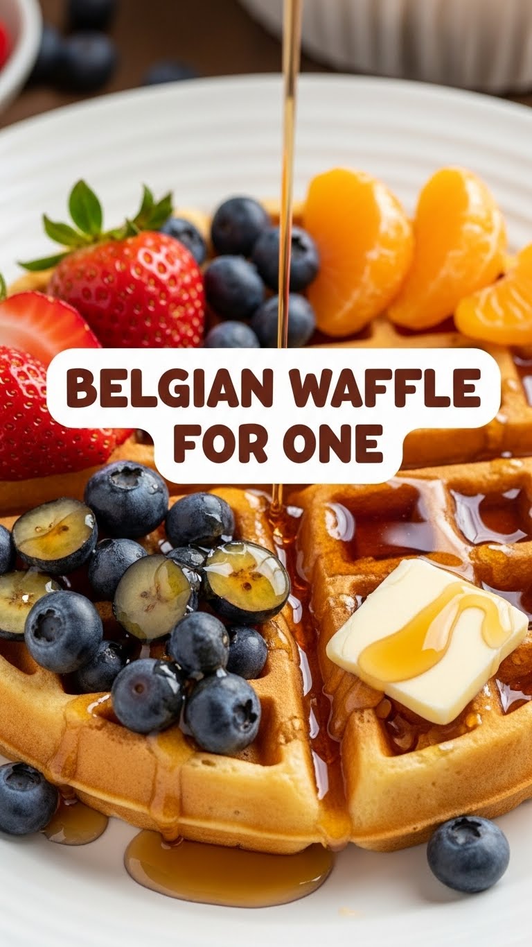 Belgian Waffle For One