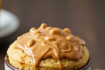 Peanut Butter Mug Cake For One