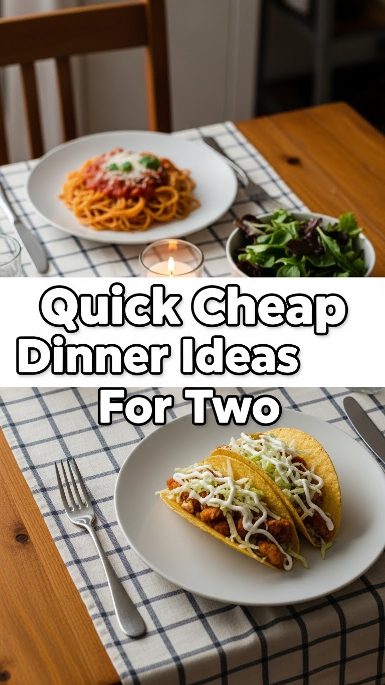 Quick Cheap Dinner Ideas For Two