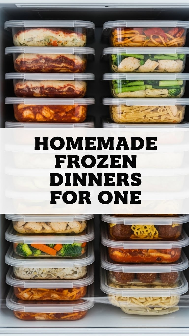 Homemade Frozen Dinners For One