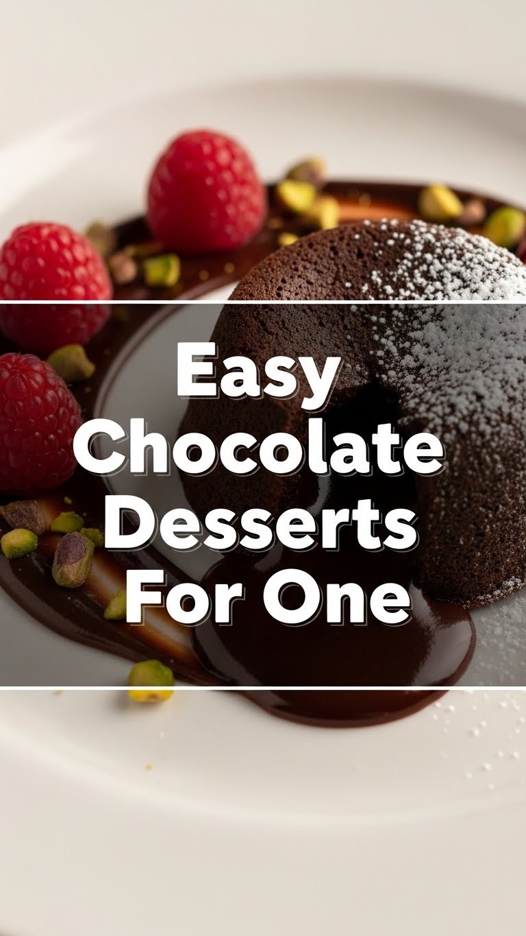 Easy Chocolate Desserts For One