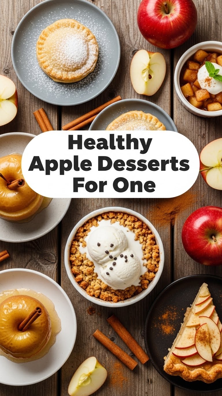 Healthy Apple Desserts For One