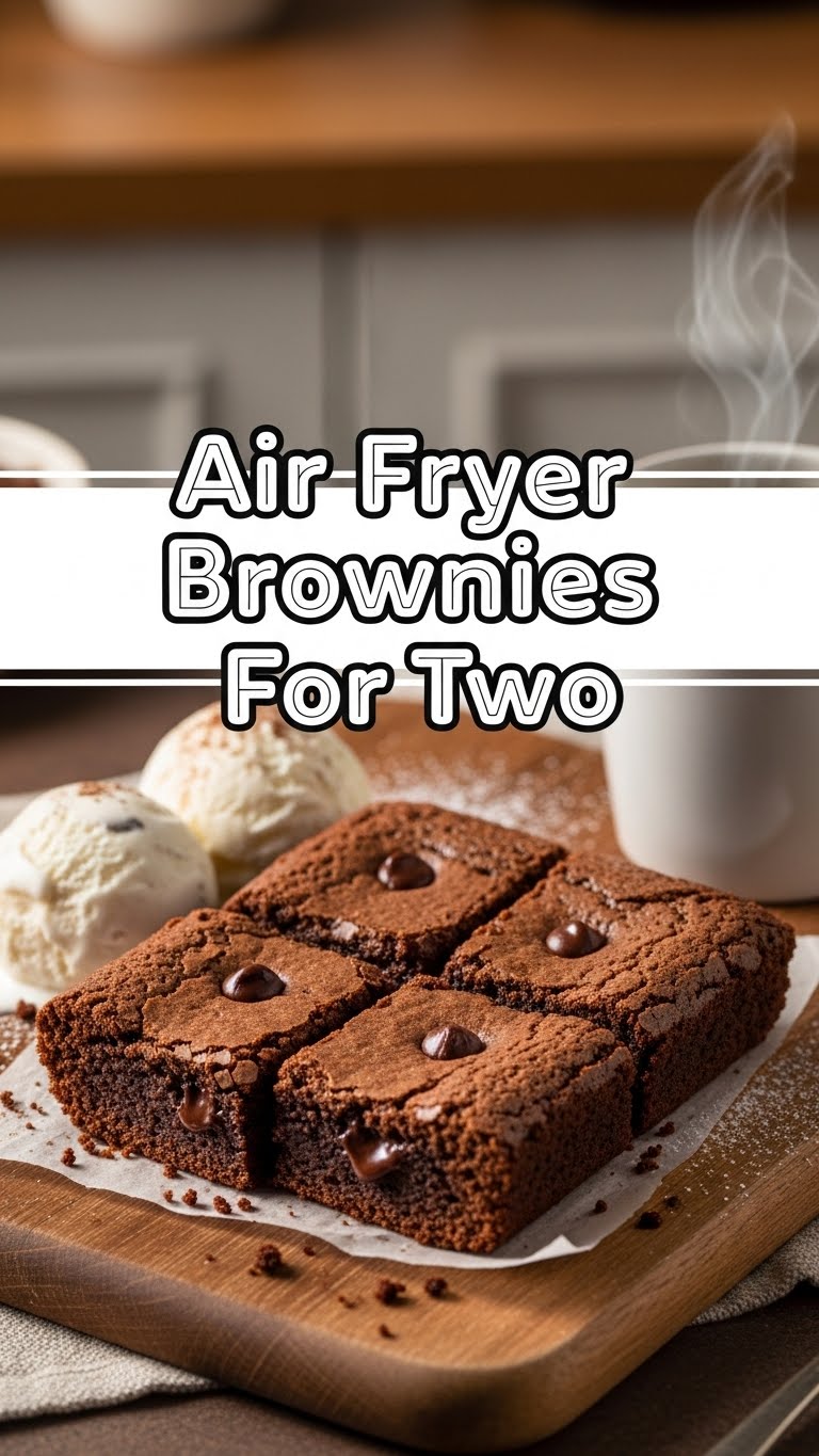 Air Fryer Brownies For Two