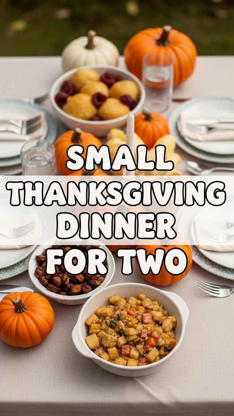 Small Thanksgiving Dinner For Two