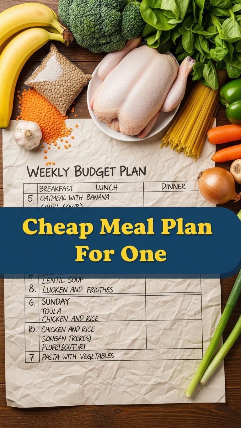 Cheap Meal Plan For One