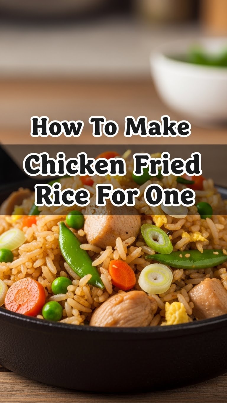 How To Make Chicken Fried Rice For One