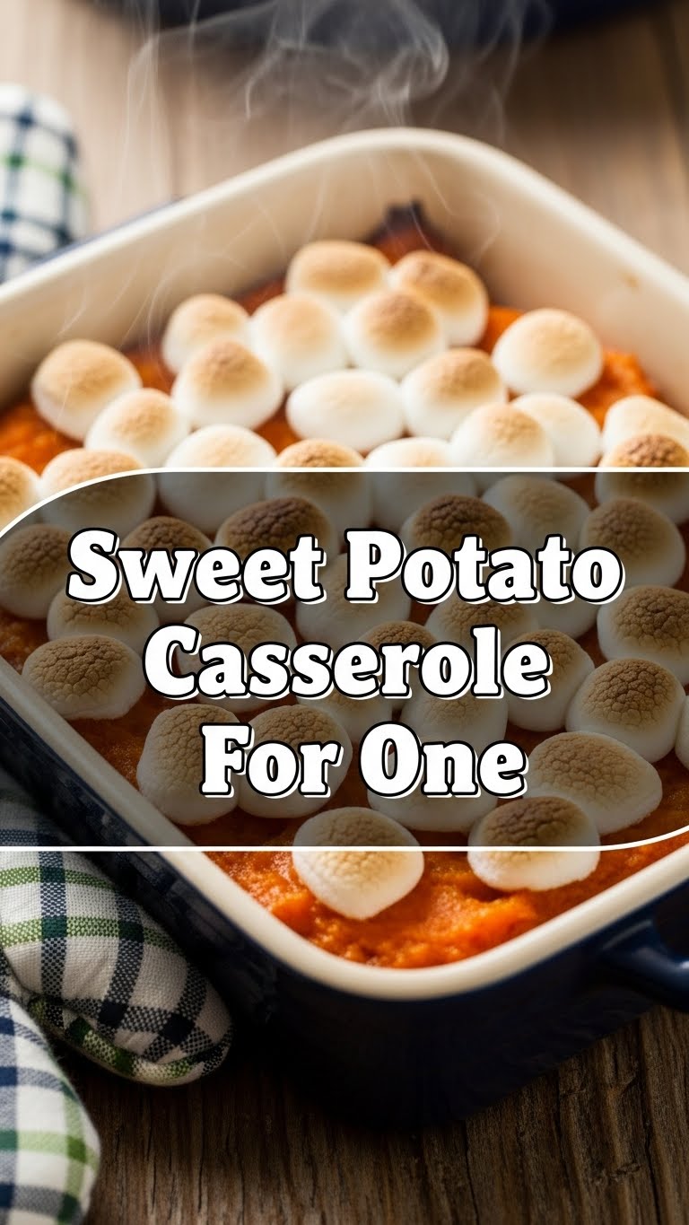 Sweet Potato Casserole For One
