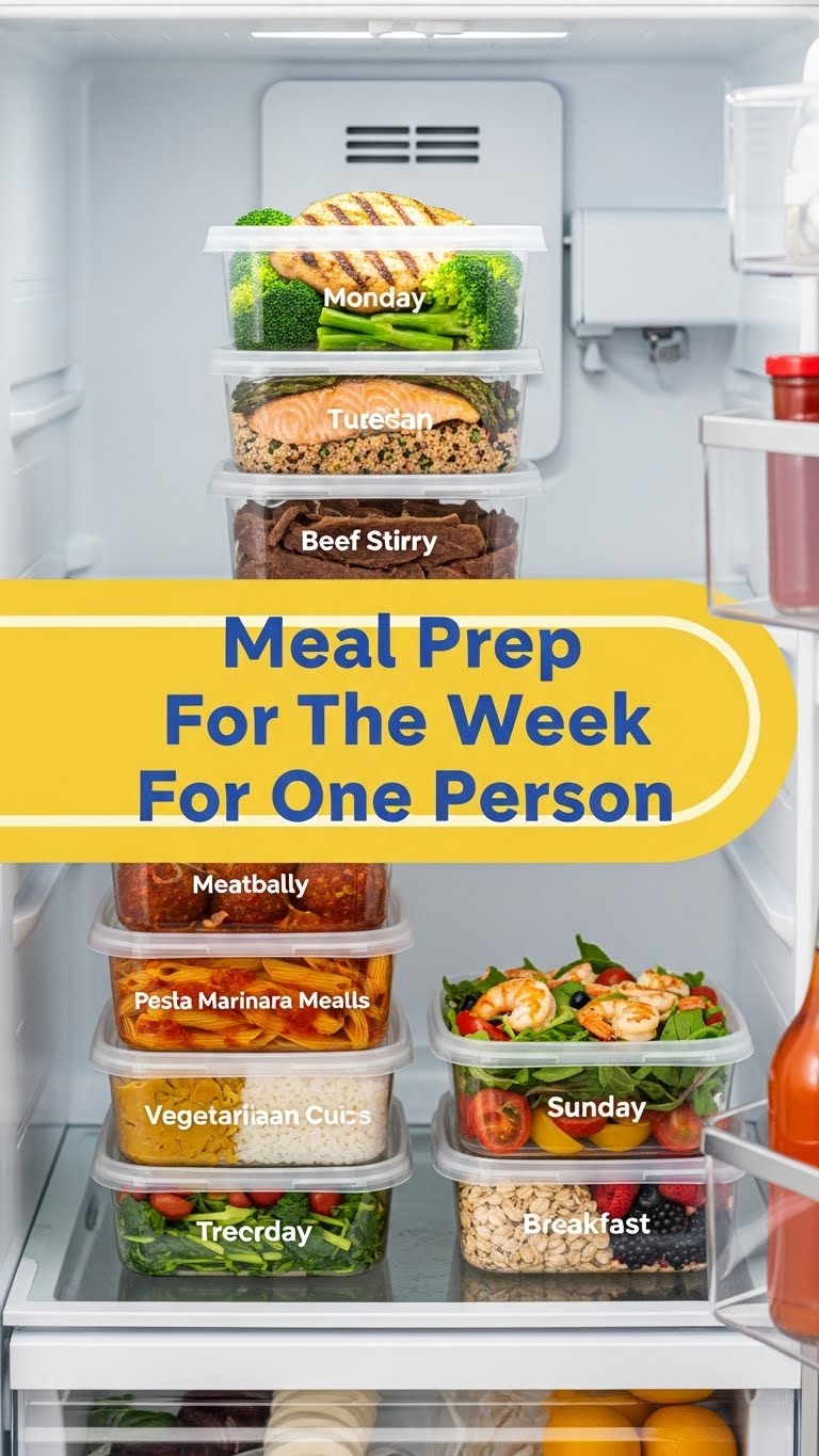 Meal Prep For The Week For One Person