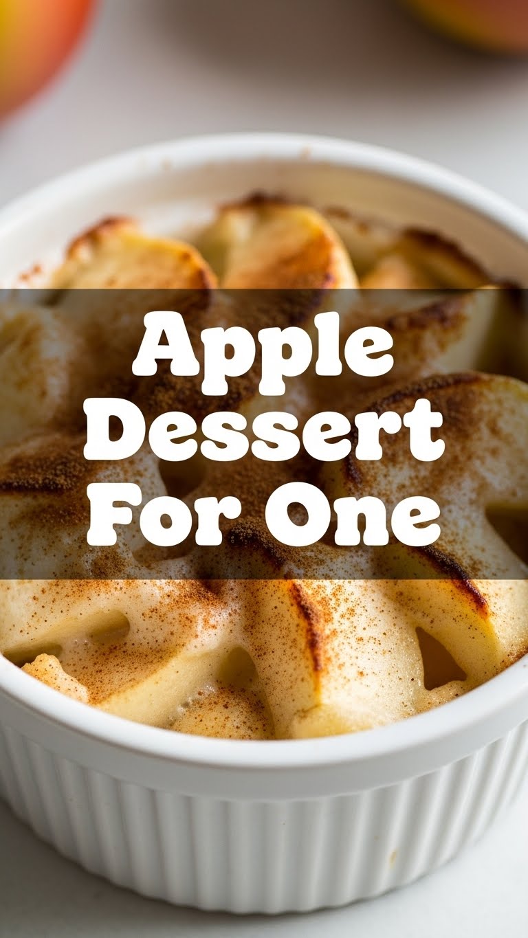 Apple Dessert For One