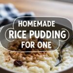 Homemade Rice Pudding For One