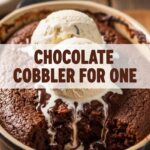 Chocolate Cobbler For One