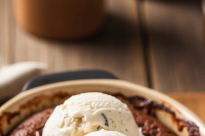 Chocolate Cobbler For One