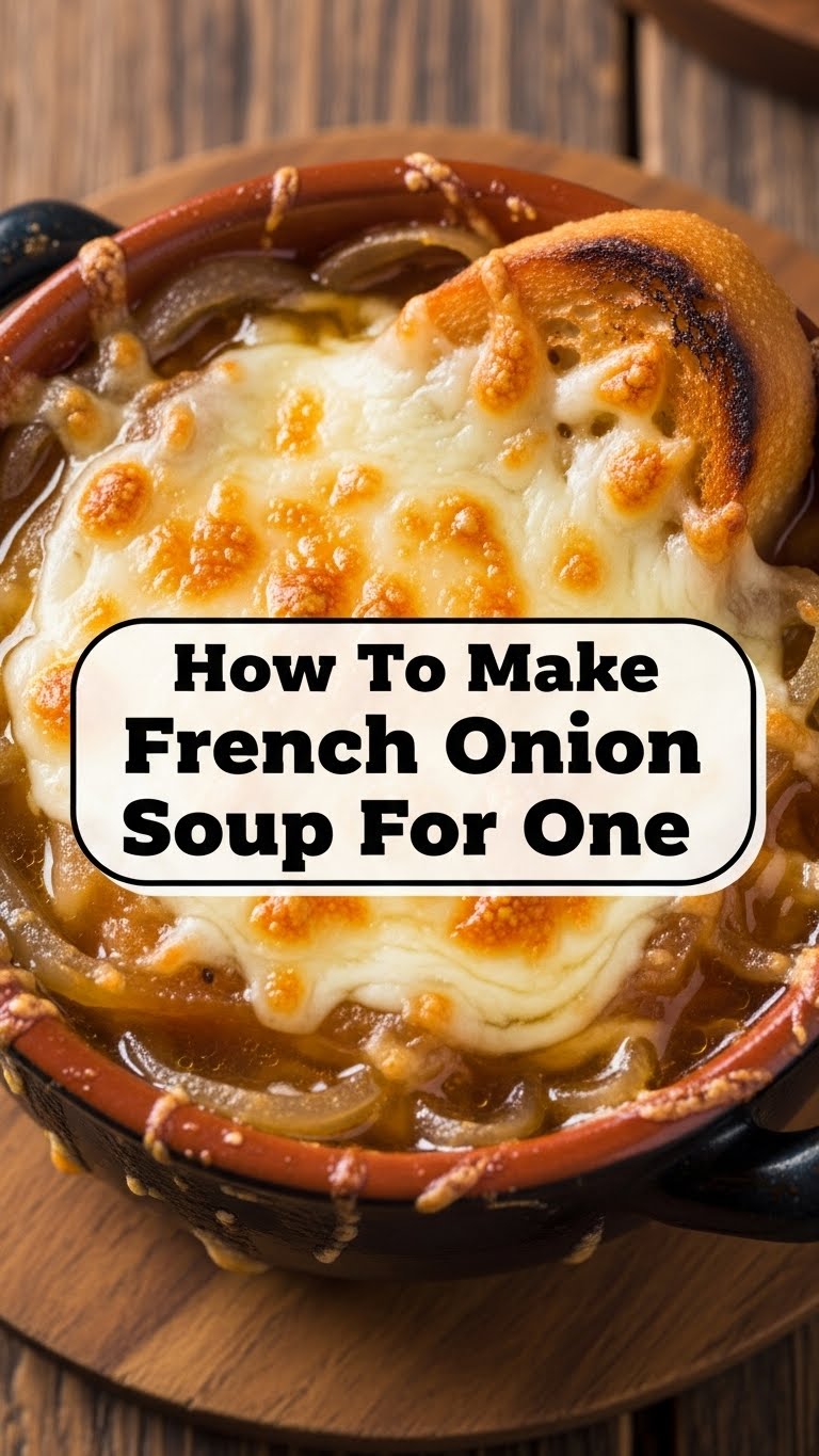 How To Make French Onion Soup For One