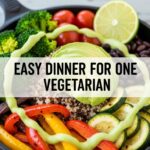 Easy Dinner For One Vegetarian