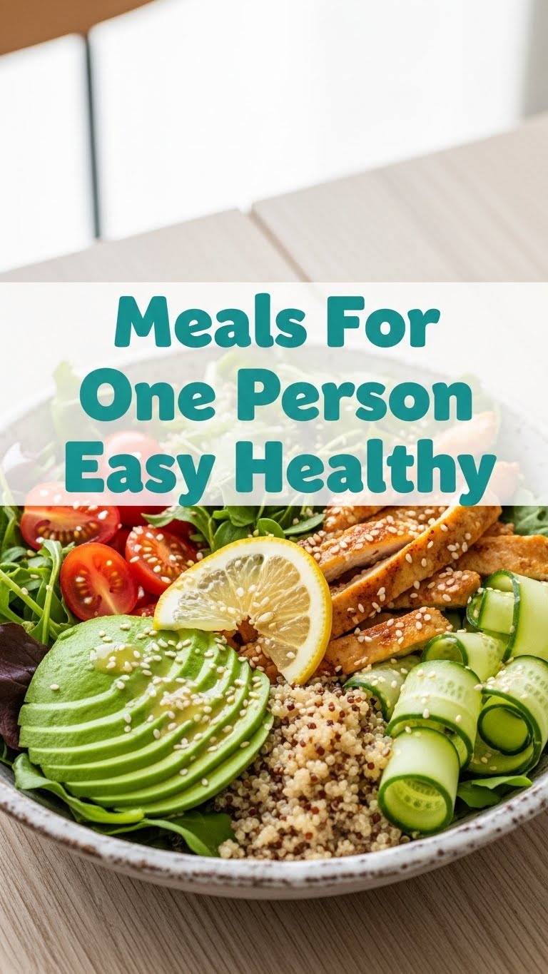Meals For One Person Easy Healthy
