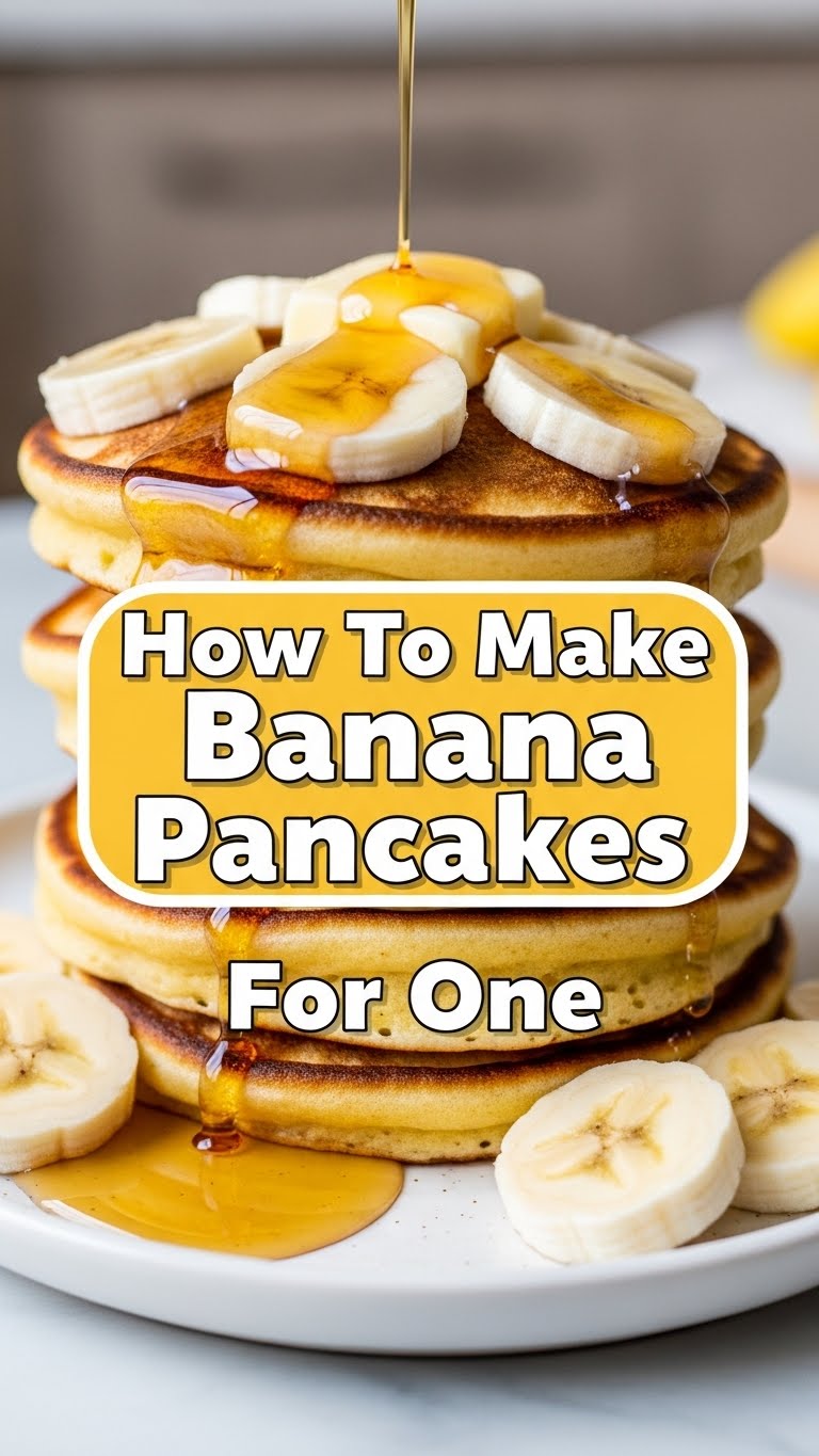 How To Make Banana Pancakes For One