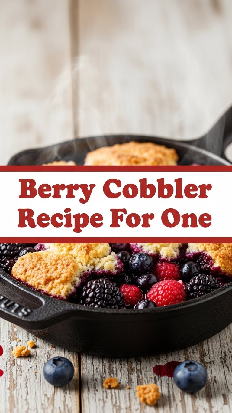 Berry Cobbler Recipe For One
