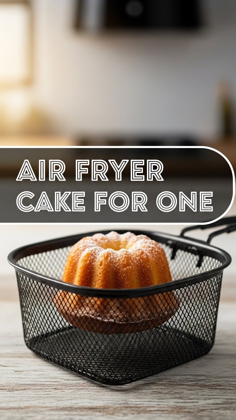 Air Fryer Cake For One