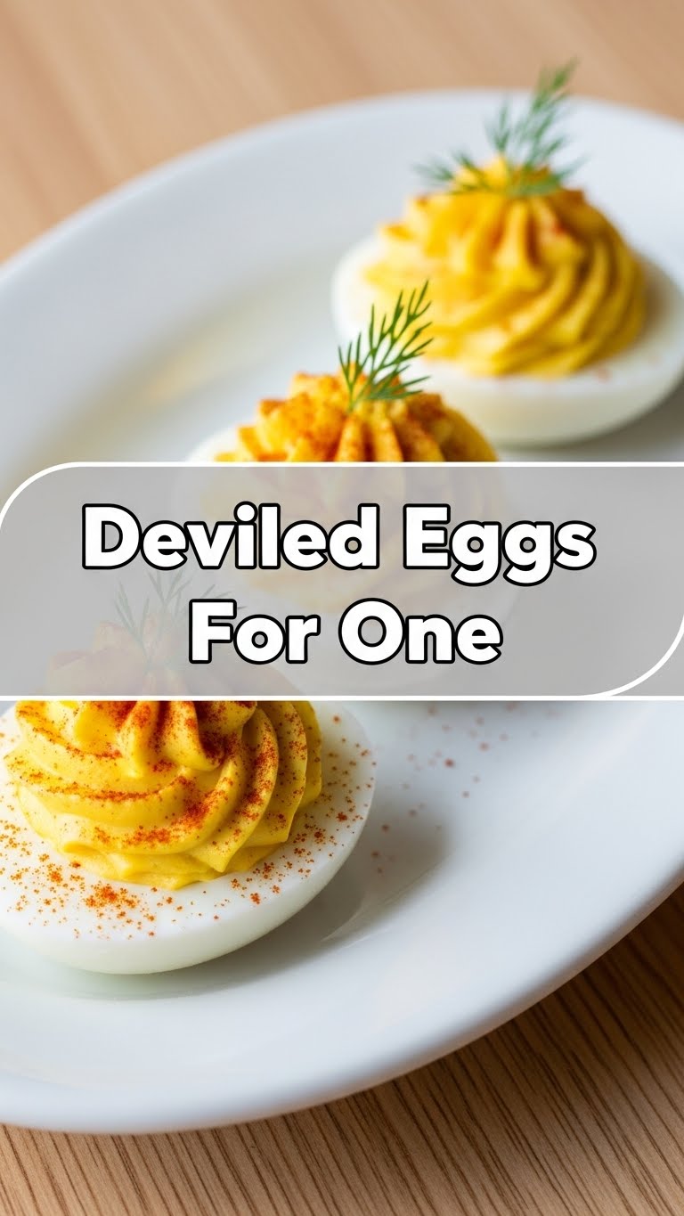 Deviled Eggs For One