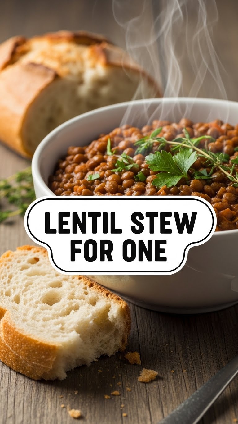 Lentil Stew For One