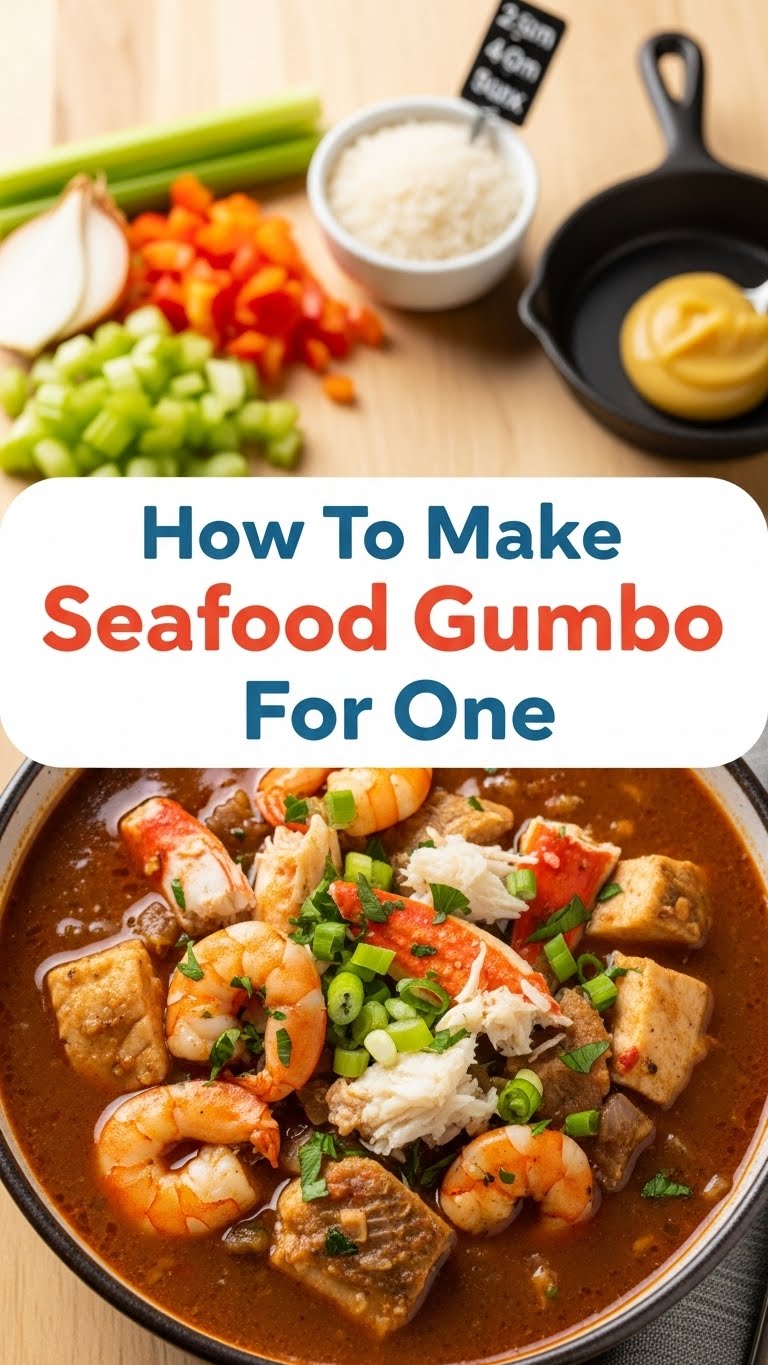 How To Make Seafood Gumbo For One