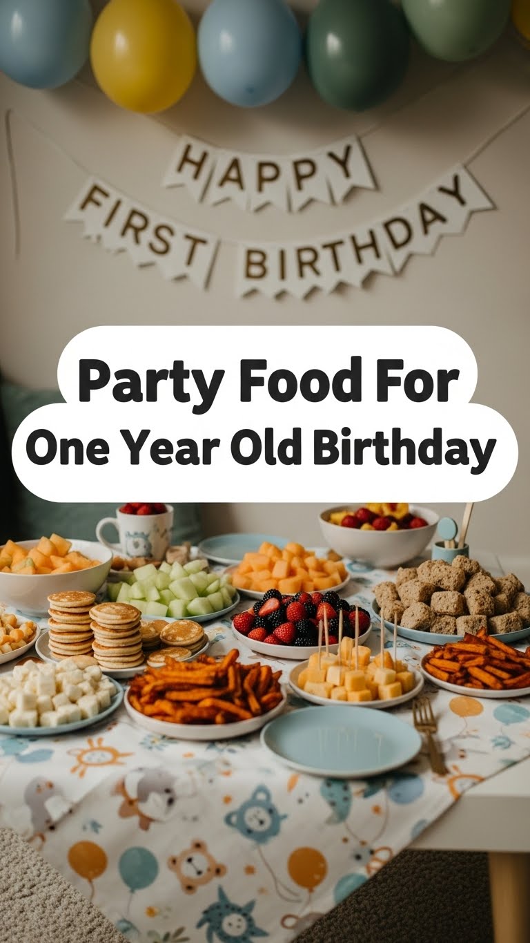 Party Food For One Year Old Birthday