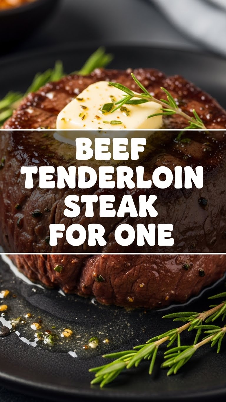 Beef Tenderloin Steak For One