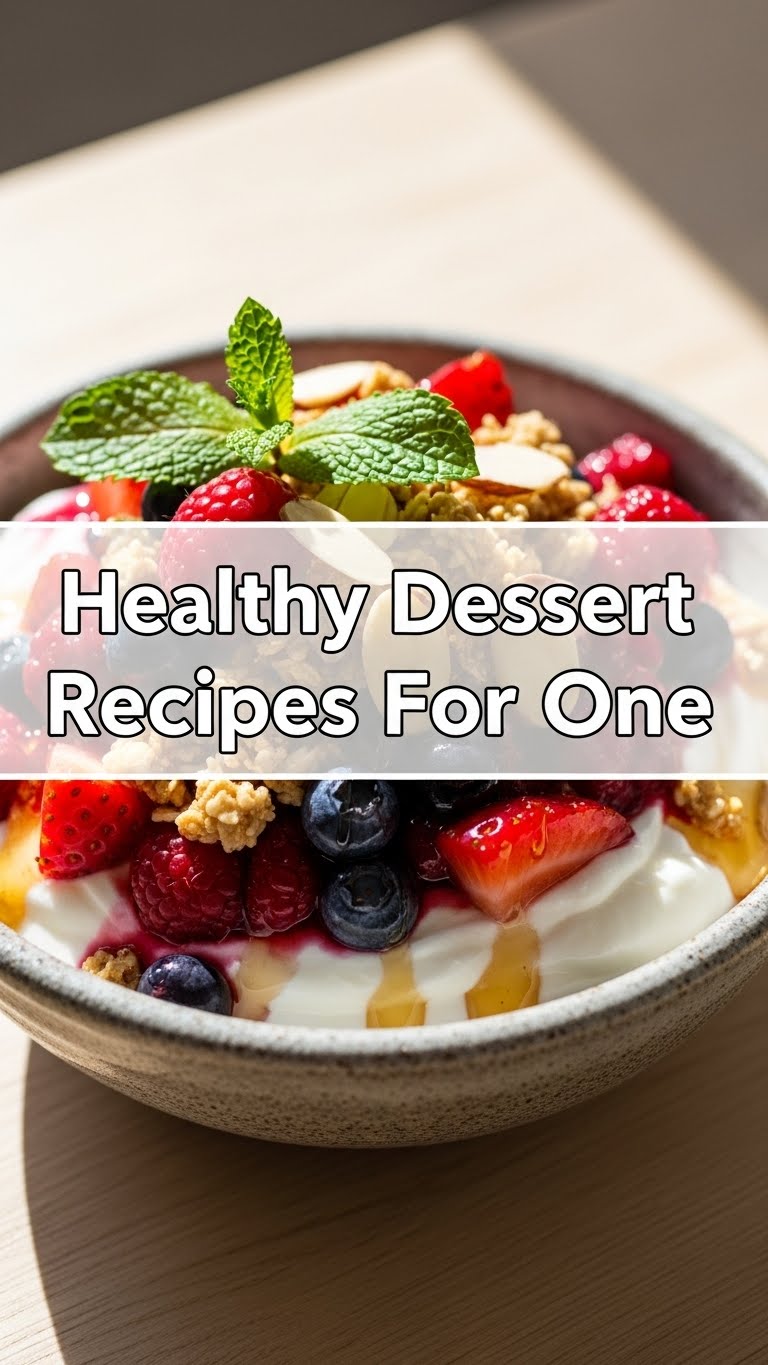 Healthy Dessert Recipes For One