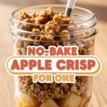 No-Bake Apple Crisp For One