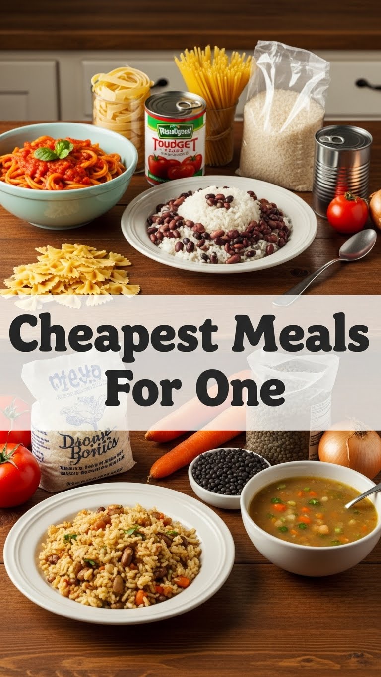 Cheapest Meals For One