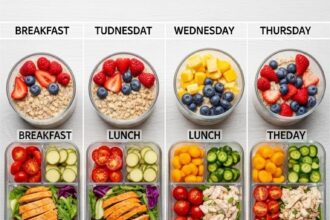Healthy Weekly Meal Plan For Two