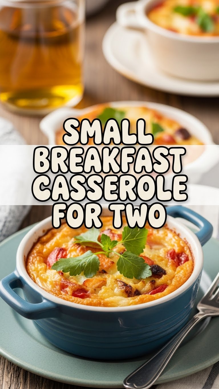 Small Breakfast Casserole For Two