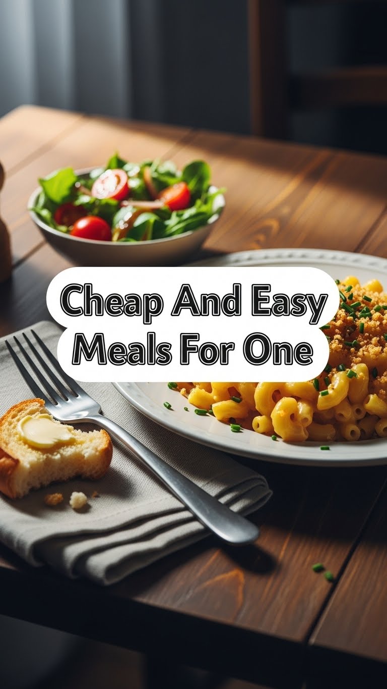 Cheap And Easy Meals For One