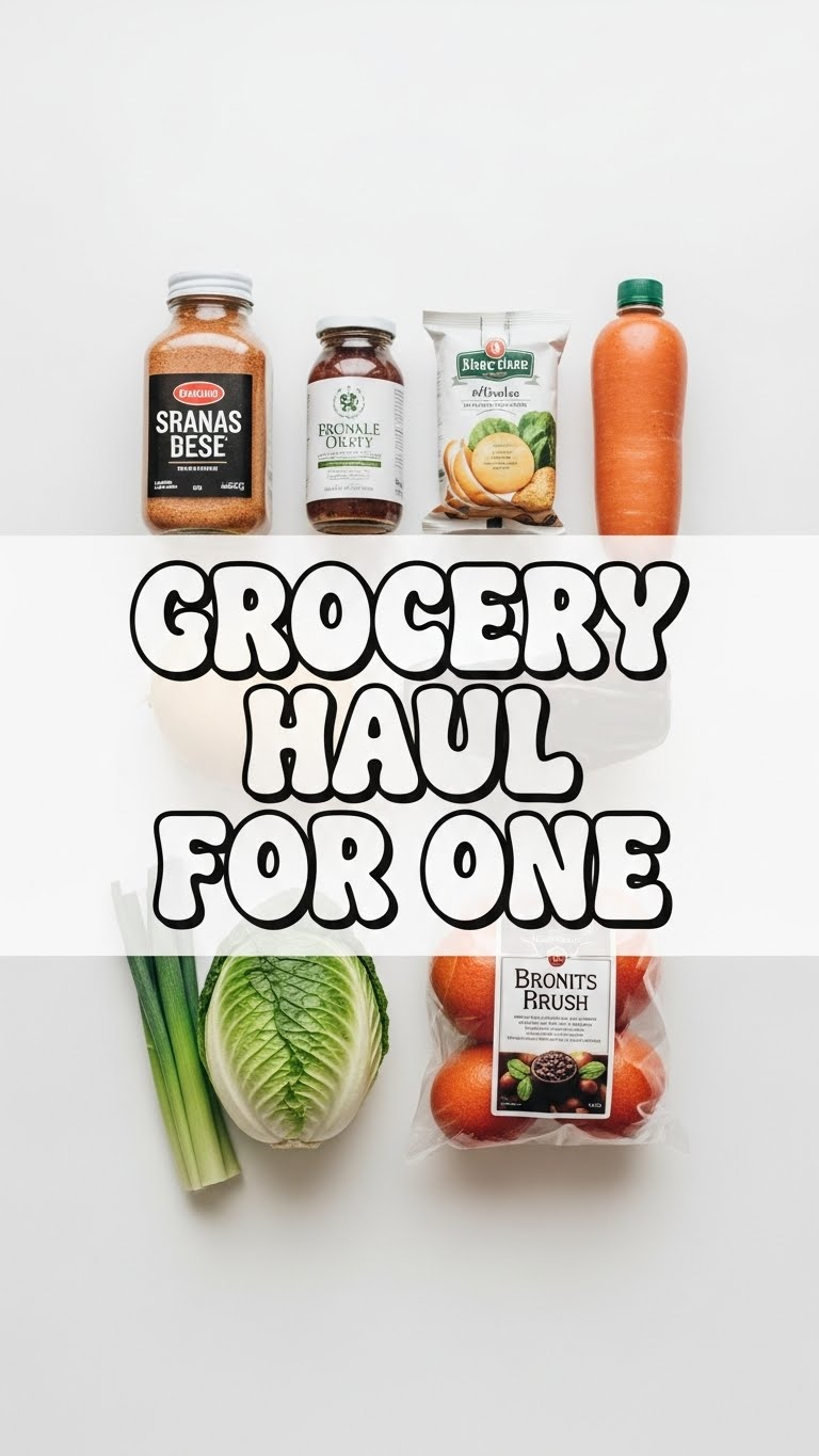 Grocery Haul For One