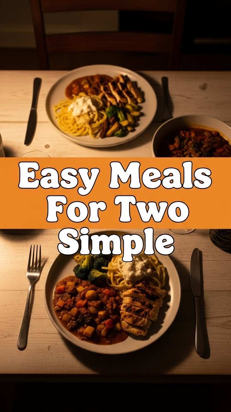 Easy Meals For Two Simple