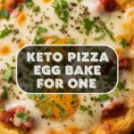 Keto Pizza Egg Bake For One