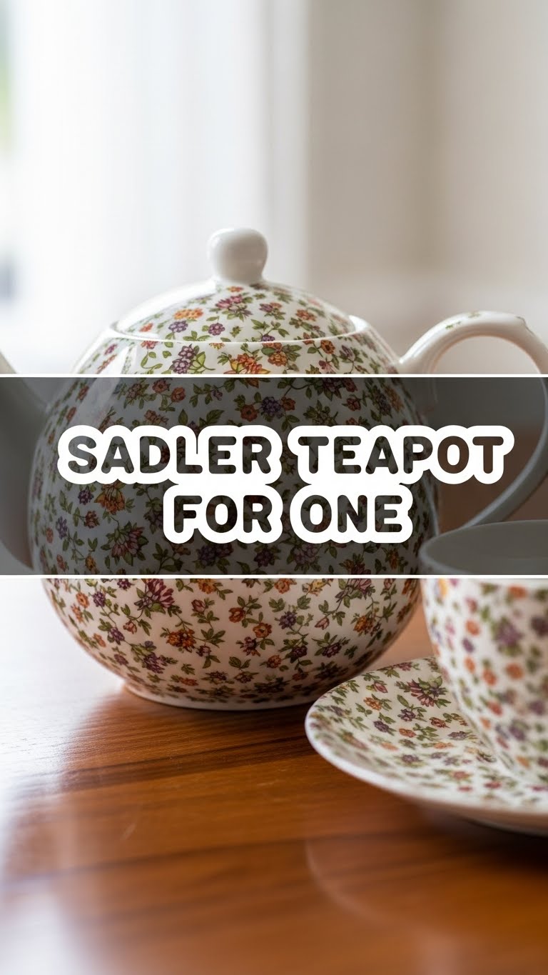 Sadler Teapot For One