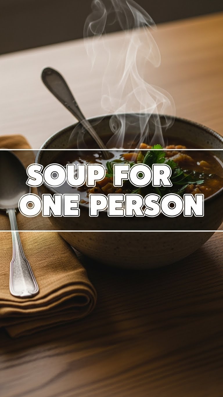 Soup For One Person