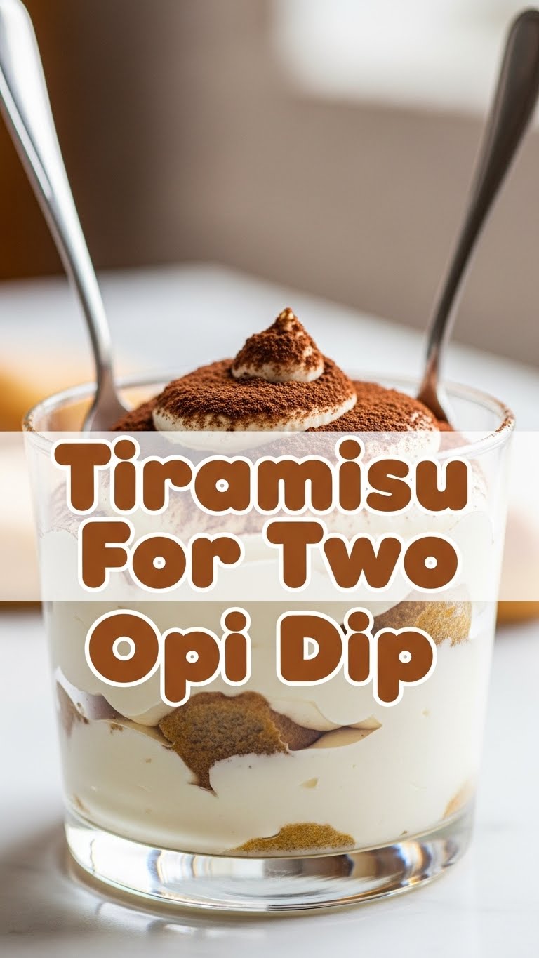 Tiramisu For Two Opi Dip