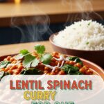 Lentil Spinach Curry For One