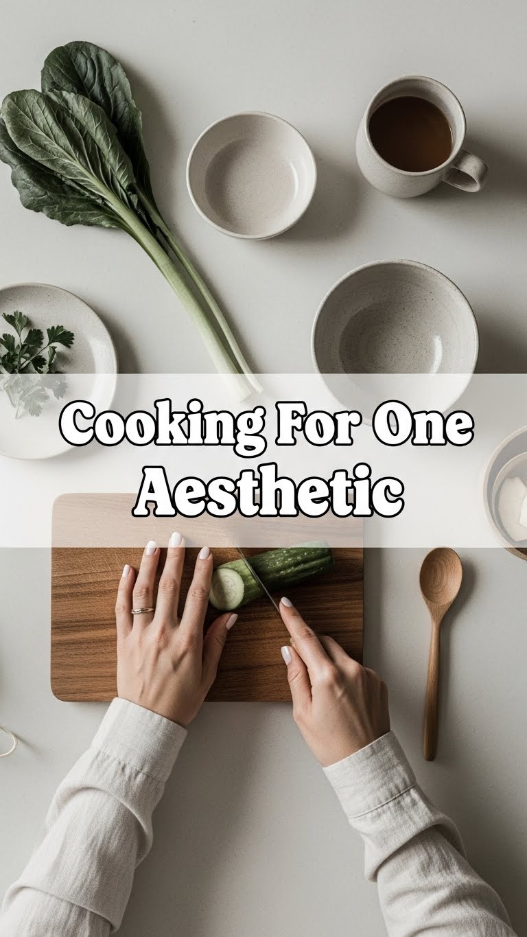 Cooking For One Aesthetic