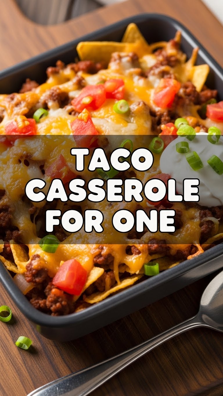 Taco Casserole For One