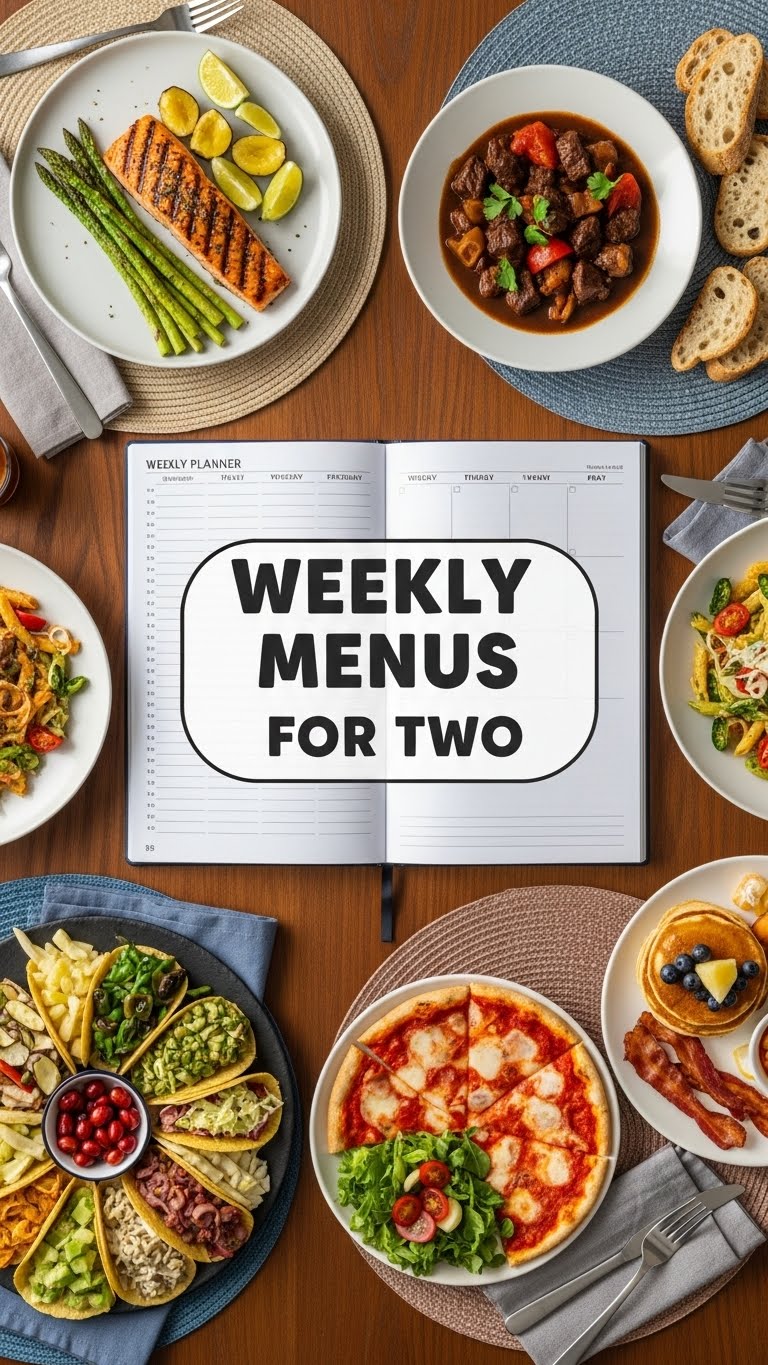 Weekly Menus For Two