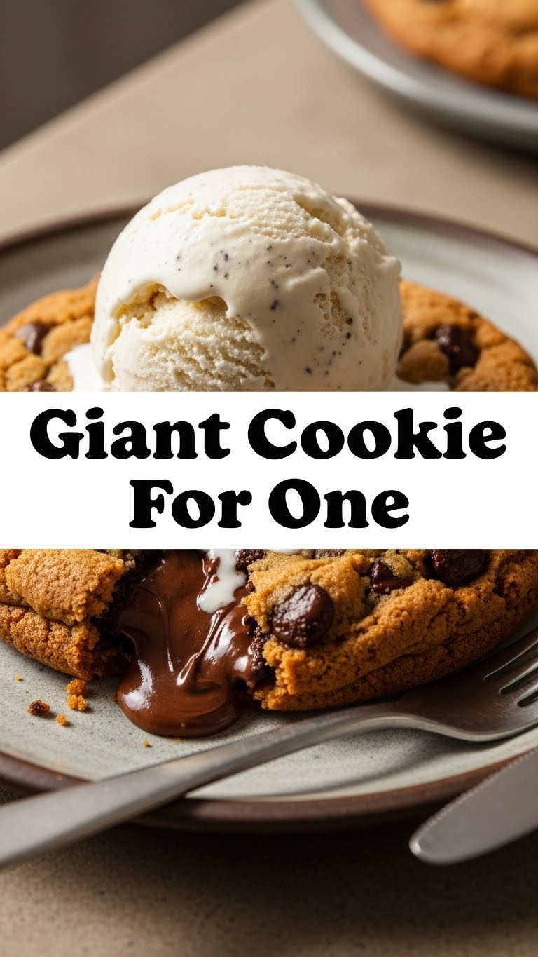 Giant Cookie For One